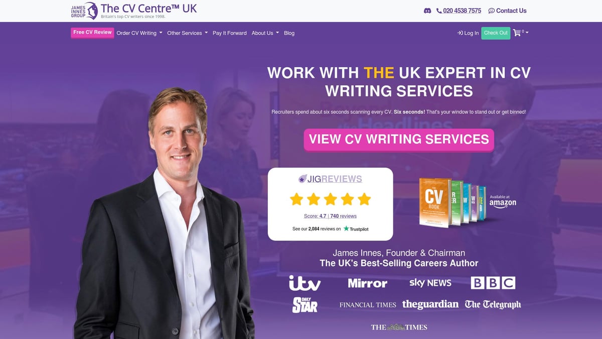 7 Essential Good Resume Writers to Boost Your Career in 2026 3 7 Essential Good Resume Writers to Boost Your Career in 2026 - The CV Centre