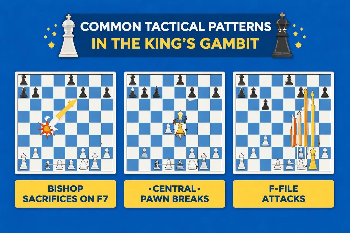 King's Gambit tactical themes