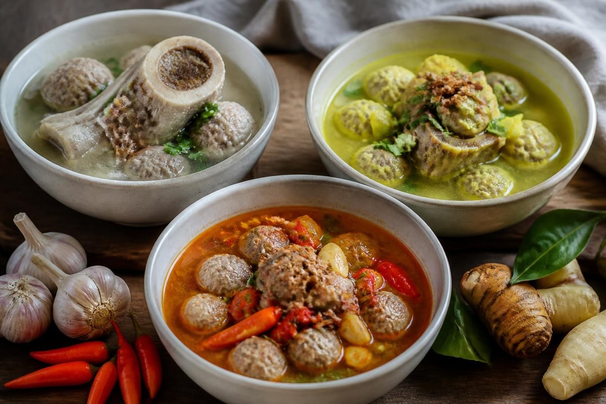 Variasi kuah bakso modern