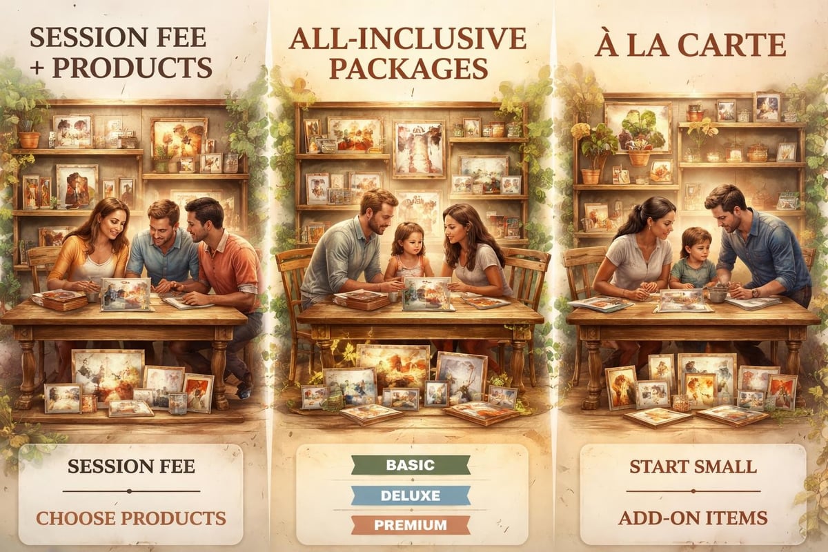 Different pricing structures for newborn photography