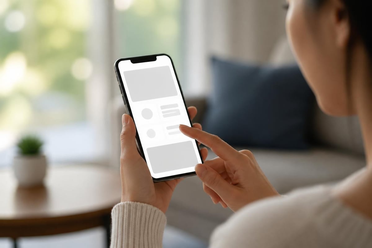 Mobile homepage optimization