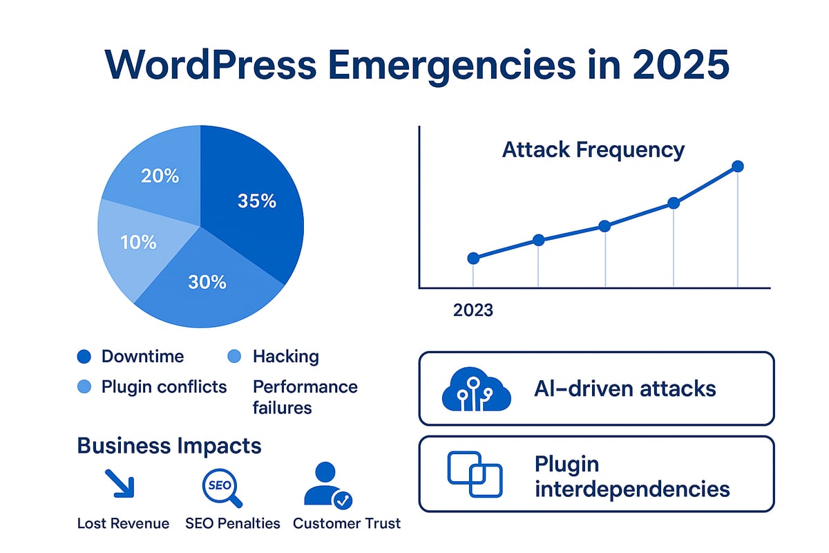 Understanding WordPress emergencies in 2025