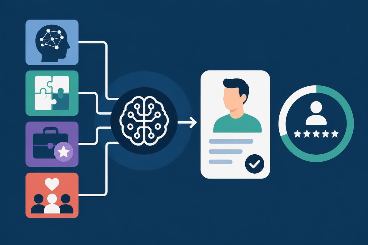 AI matching algorithm components