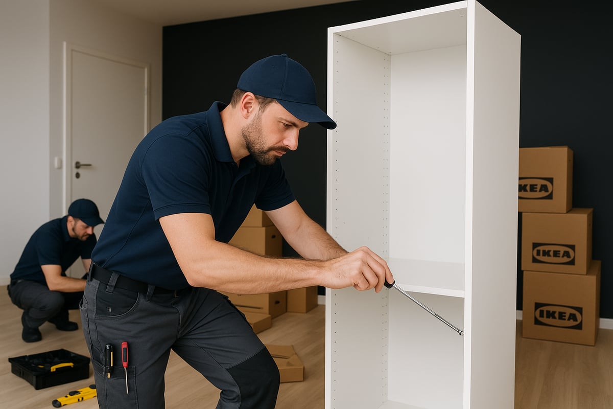 Schritt-für-Schritt: So läuft eine Ikea-Möbelmontage ab
