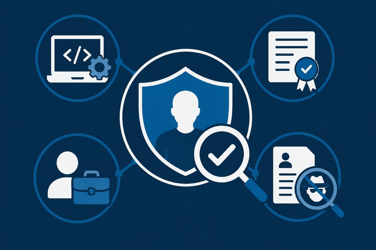 IT security skills verification process