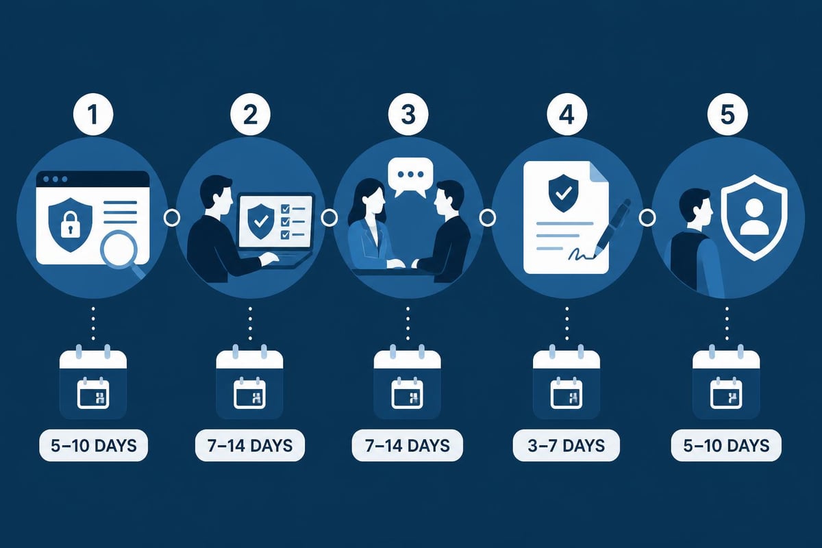 Cybersecurity recruitment timeline