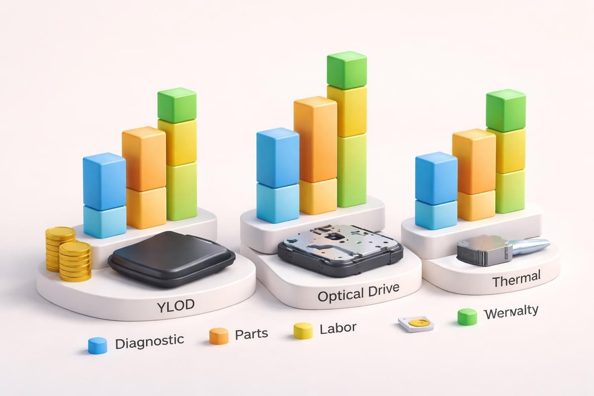 PS3 repair cost breakdown