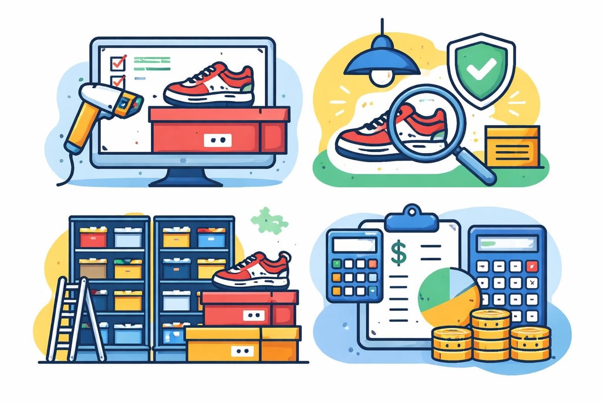 Shoe resale business setup