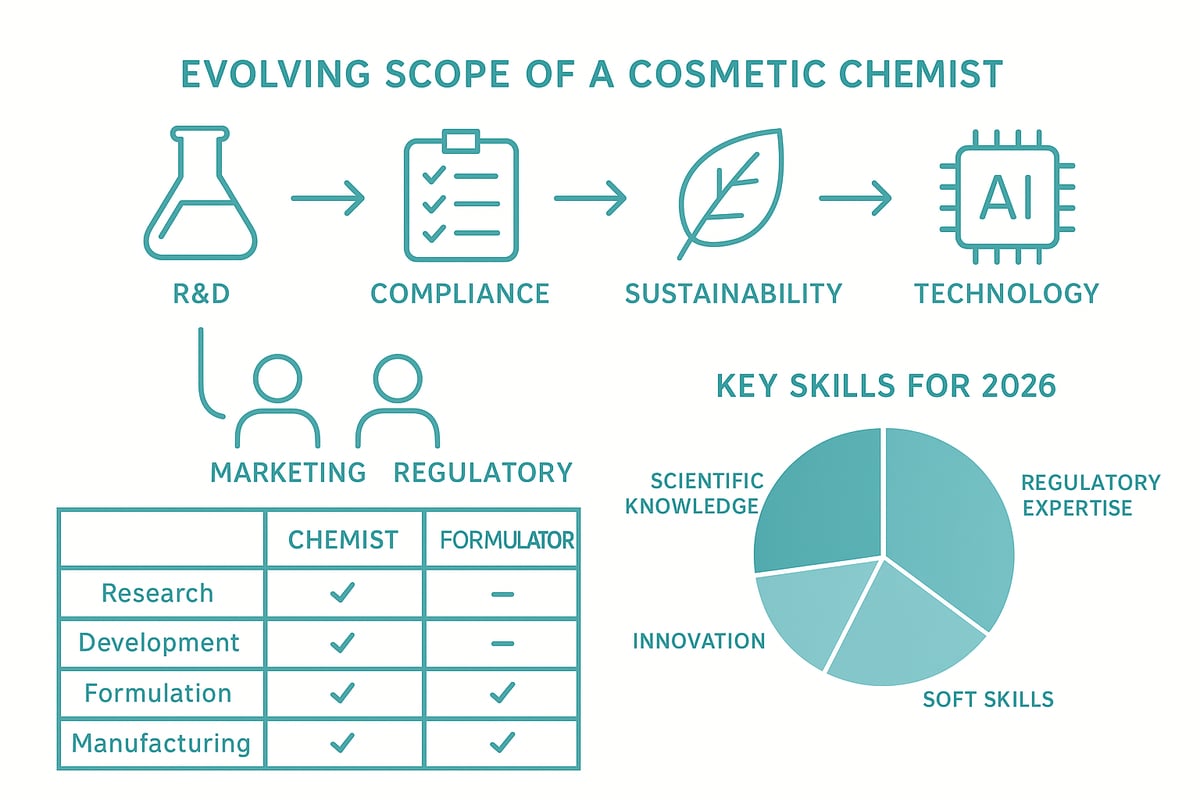 Understanding the Role of a Cosmetic Chemist in 2026
