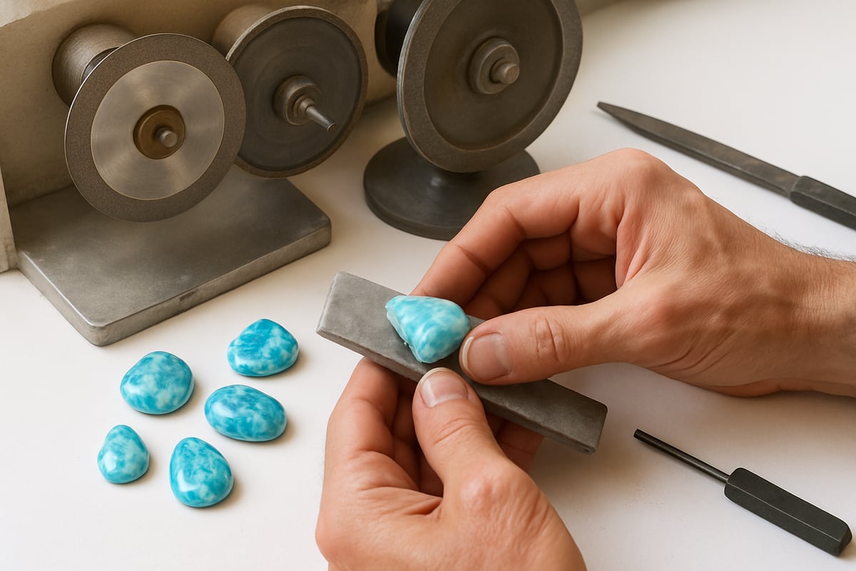 Step-by-Step Larimar Crafting Process: From Rough Stone to Finished Piece