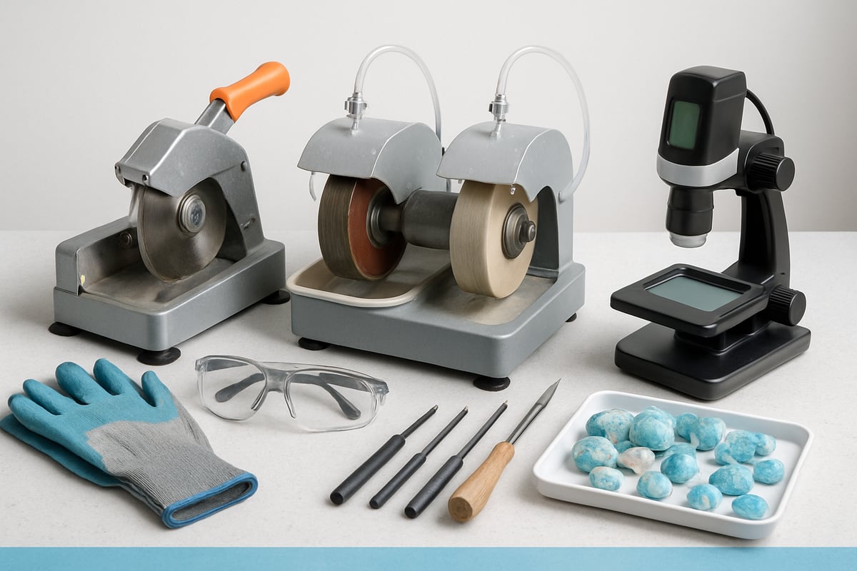 Essential Tools and Workspace Setup for Artisan Larimar Production