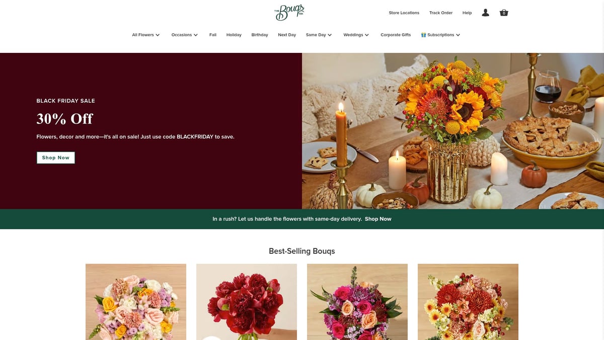 9 Amazing Care Package for Someone Sick Ideas for 2026 - The Bouqs Co. “Get Well Flower & Treat Bundle”