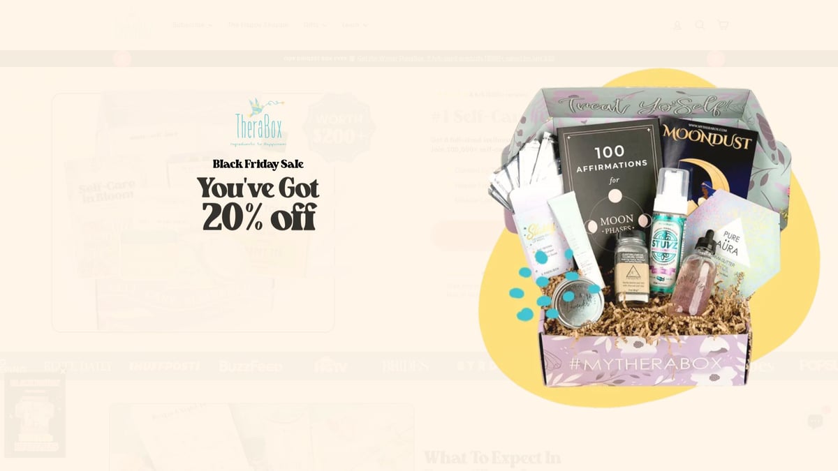 9 Amazing Care Package for Someone Sick Ideas for 2026 - TheraBox “Mindful Healing” Self-Care Subscription