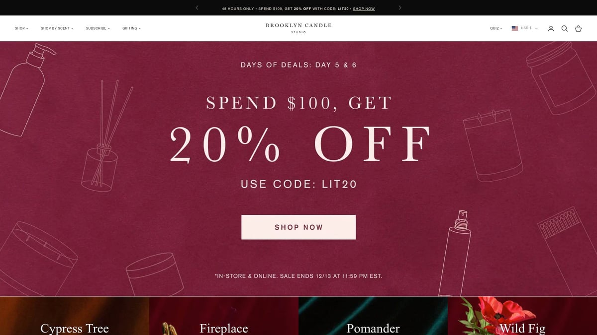 9 Brilliant Candles With Soy Wax Picks to Try in 2026 - Brooklyn Candle Studio Minimalist Collection