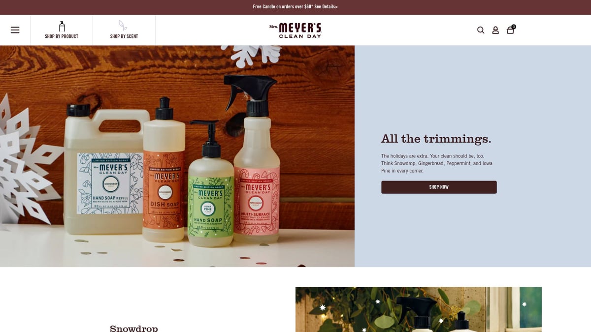 9 Brilliant Candles With Soy Wax Picks to Try in 2026 - Mrs. Meyer's Clean Day Soy Candles