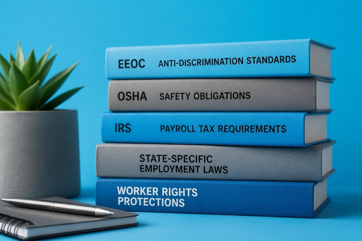 Regulatory compliance framework for staffing