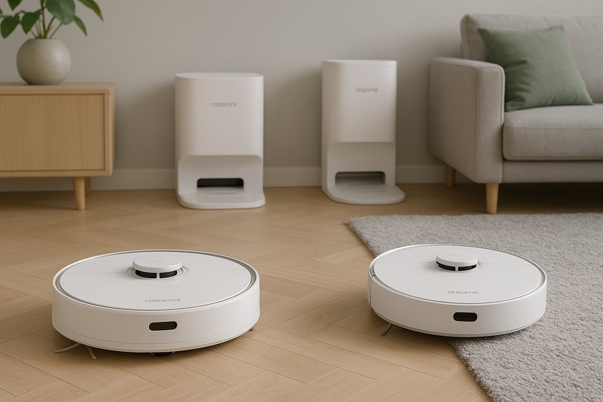 Markedsledende Robotstøvsugere i 2025: Roborock vs Dreame