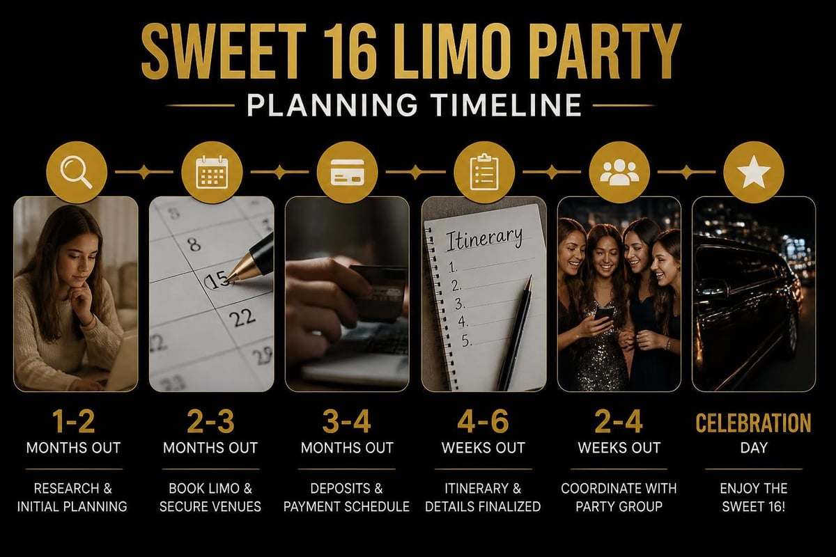 Sweet 16 party planning timeline