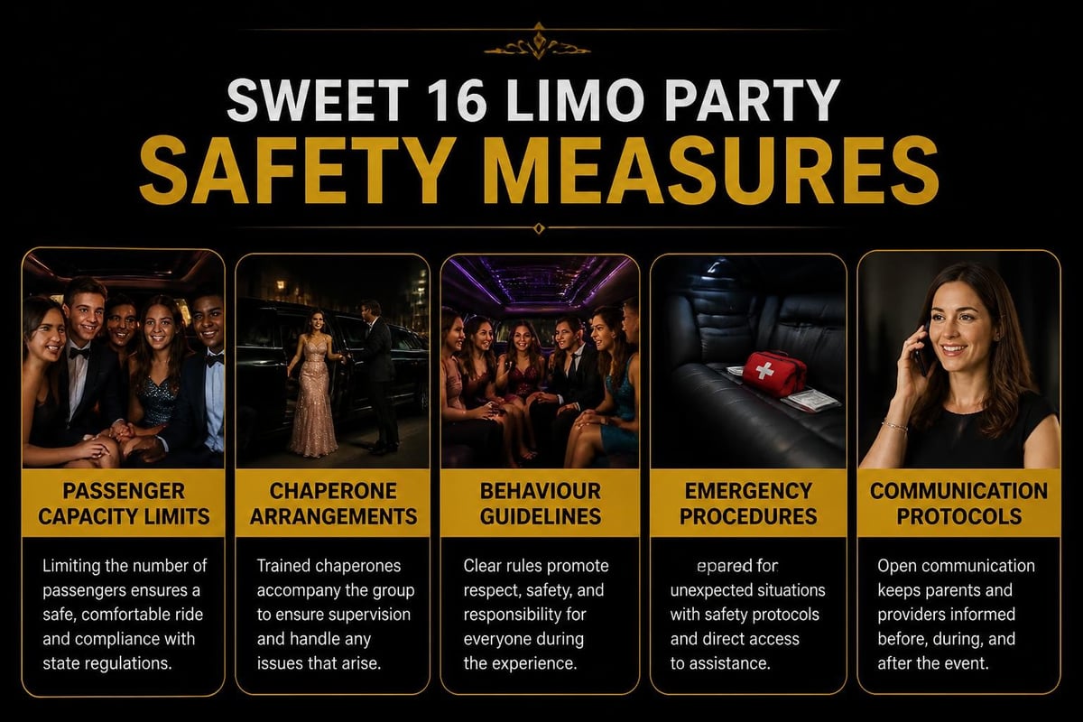 Sweet 16 limo safety protocols