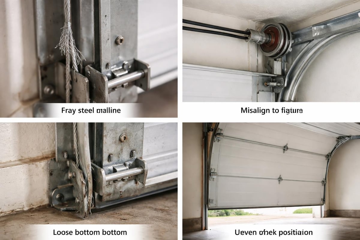 Cable and drum inspection points