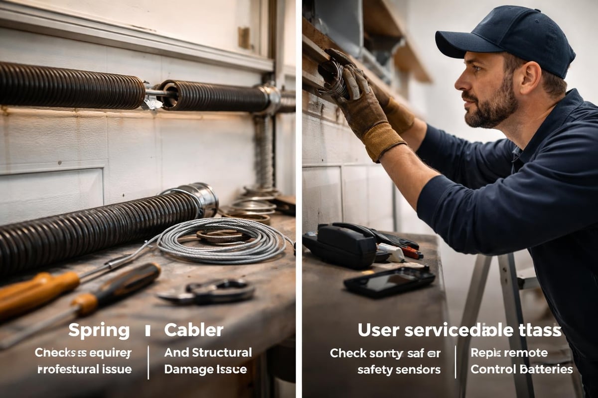 Professional vs DIY repair decision tree