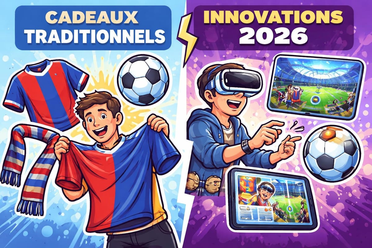 Évolution des cadeaux football