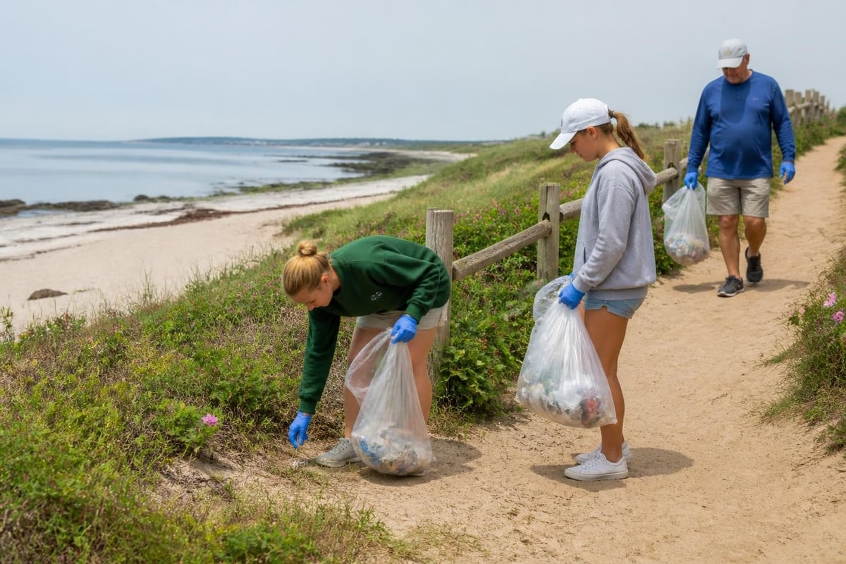 Beach conservation efforts