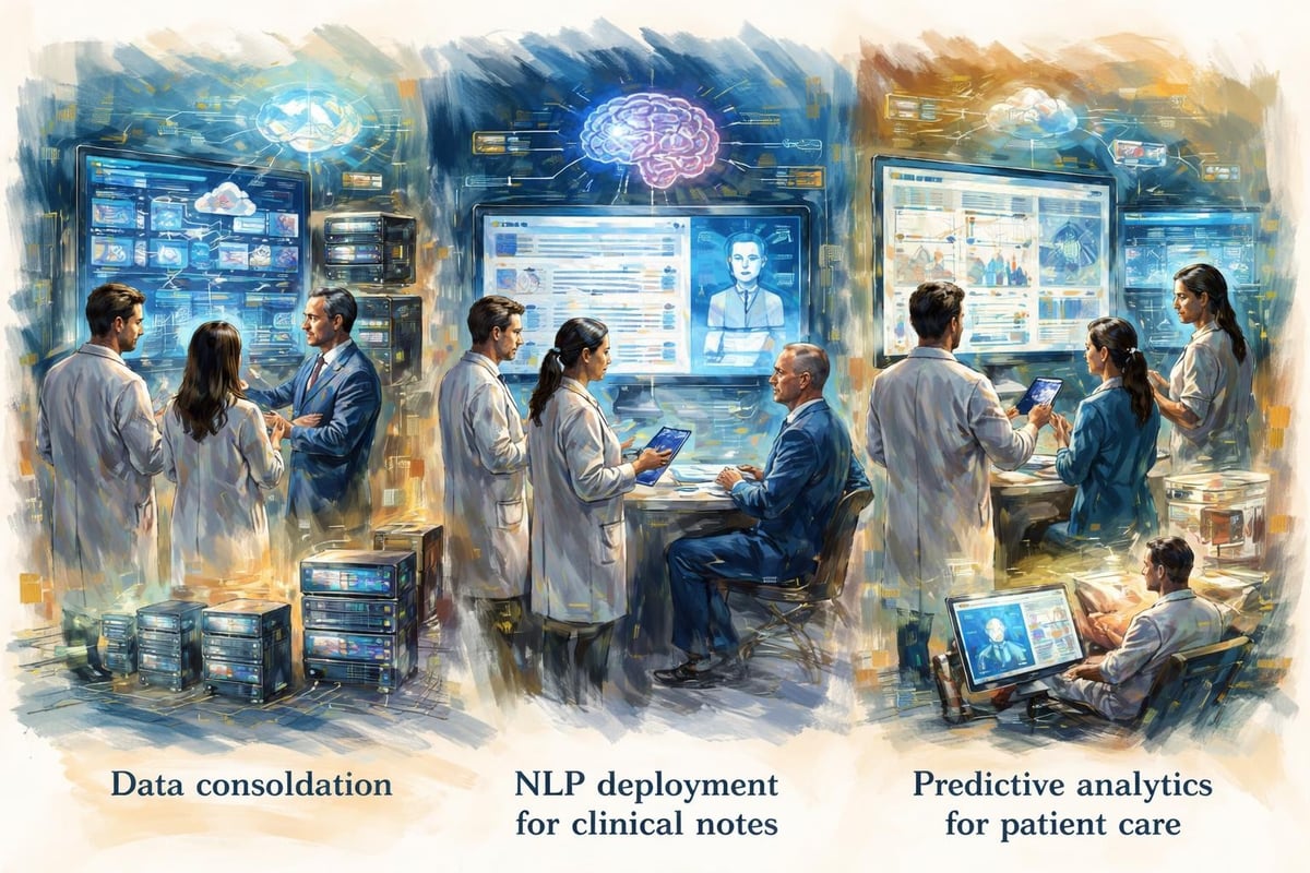 Healthcare enterprise AI deployment