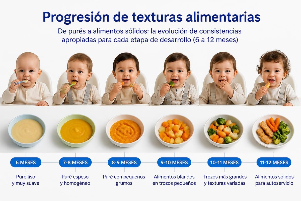 Alimentación complementaria por etapas