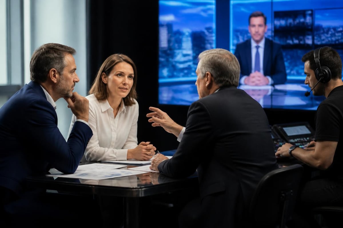 TV interview preparation workflow