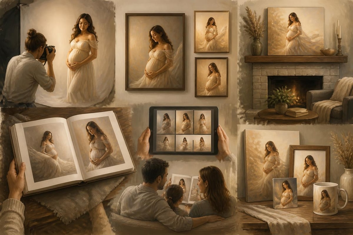 Maternity photography products