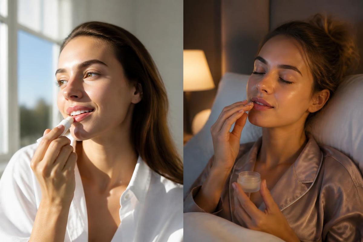 Daily lip care routine
