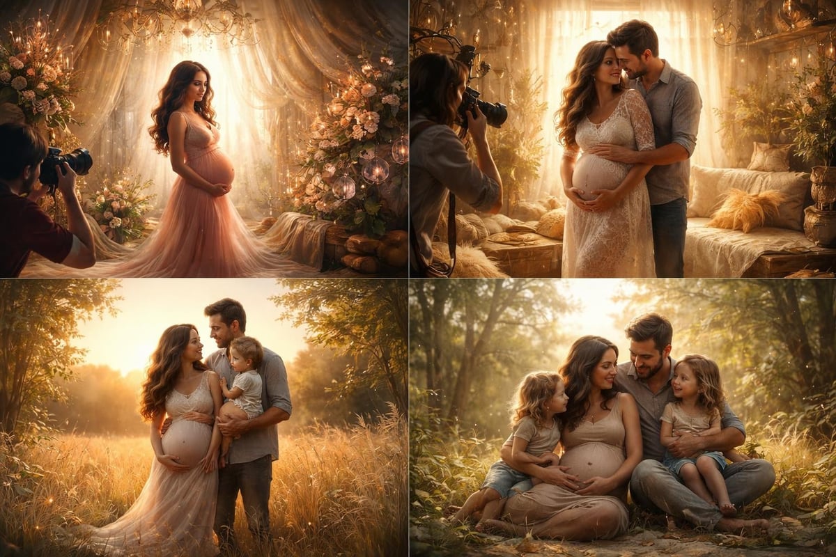 Modern maternity photography approaches