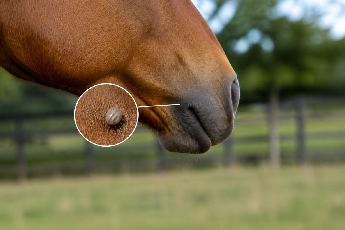Tick-borne disease transmission cycle