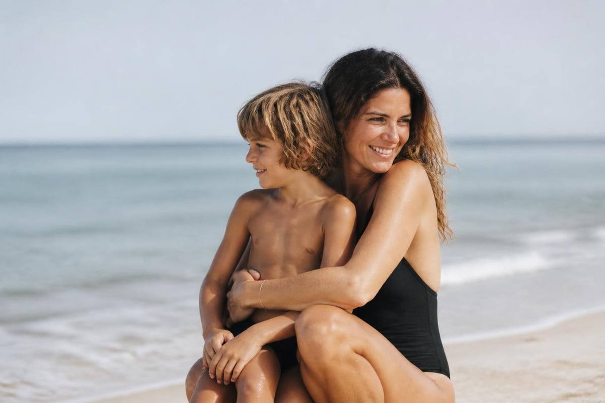 Mother son connection through fashion