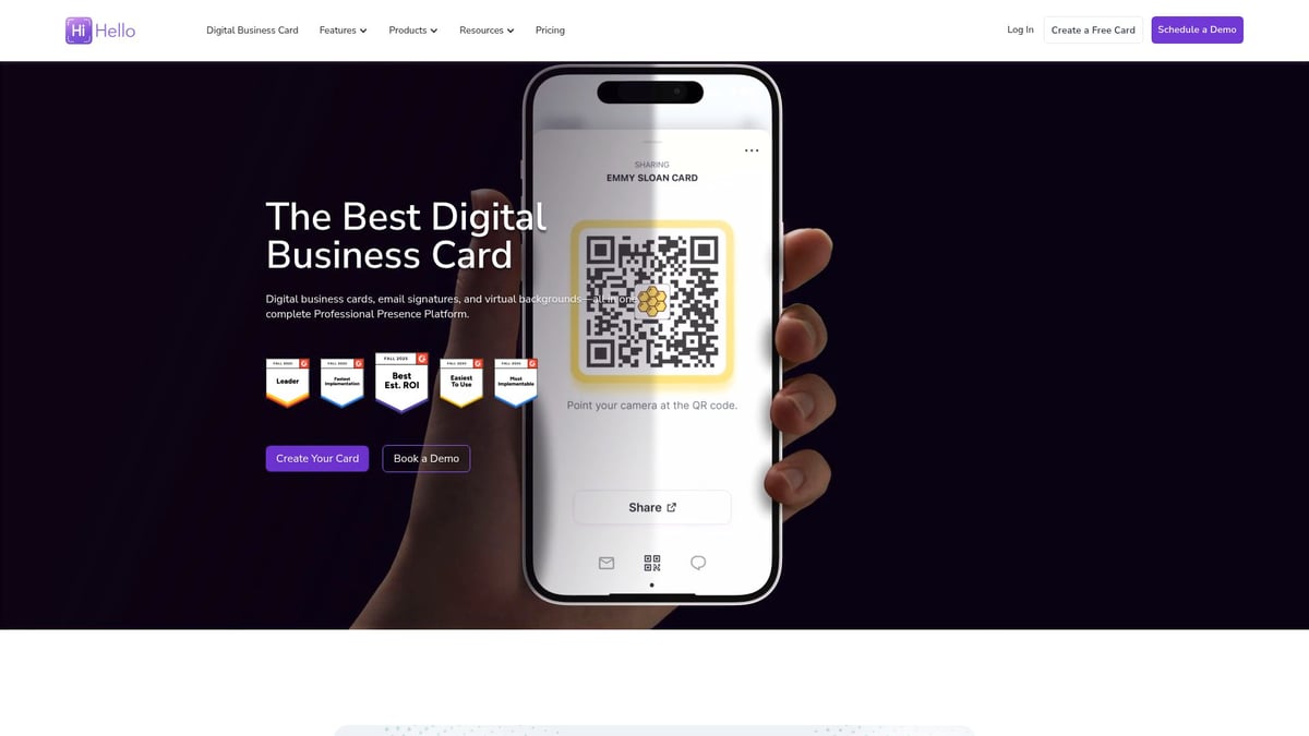 9 Essential Digital Business Cards for Professionals in 2025 - HiHello