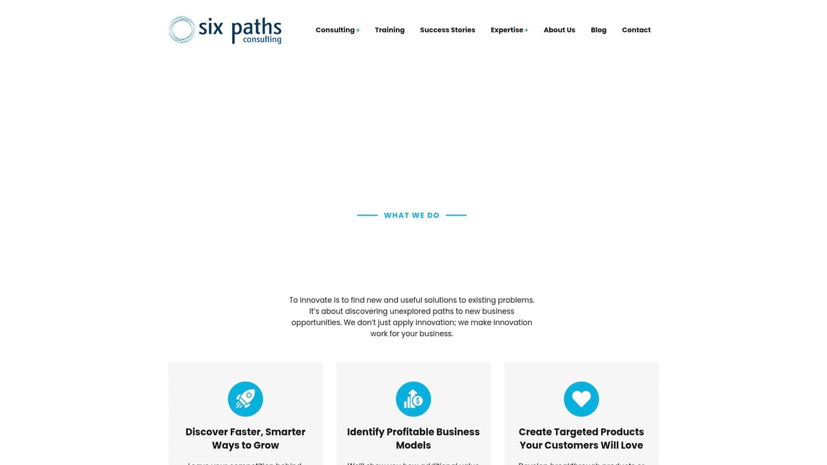 Innovation Strategy Consulting Guide: Unlocking Growth in 2025 - Six Paths Consulting: AI-Powered Strategic Innovation