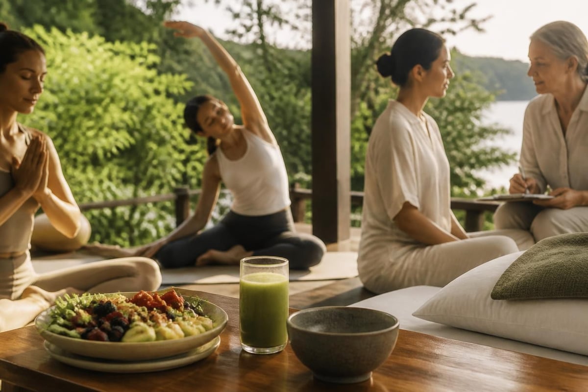 Detox retreat components