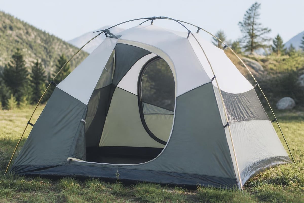 Dome tent construction