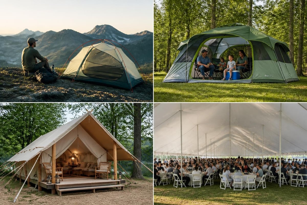 Tent type comparison
