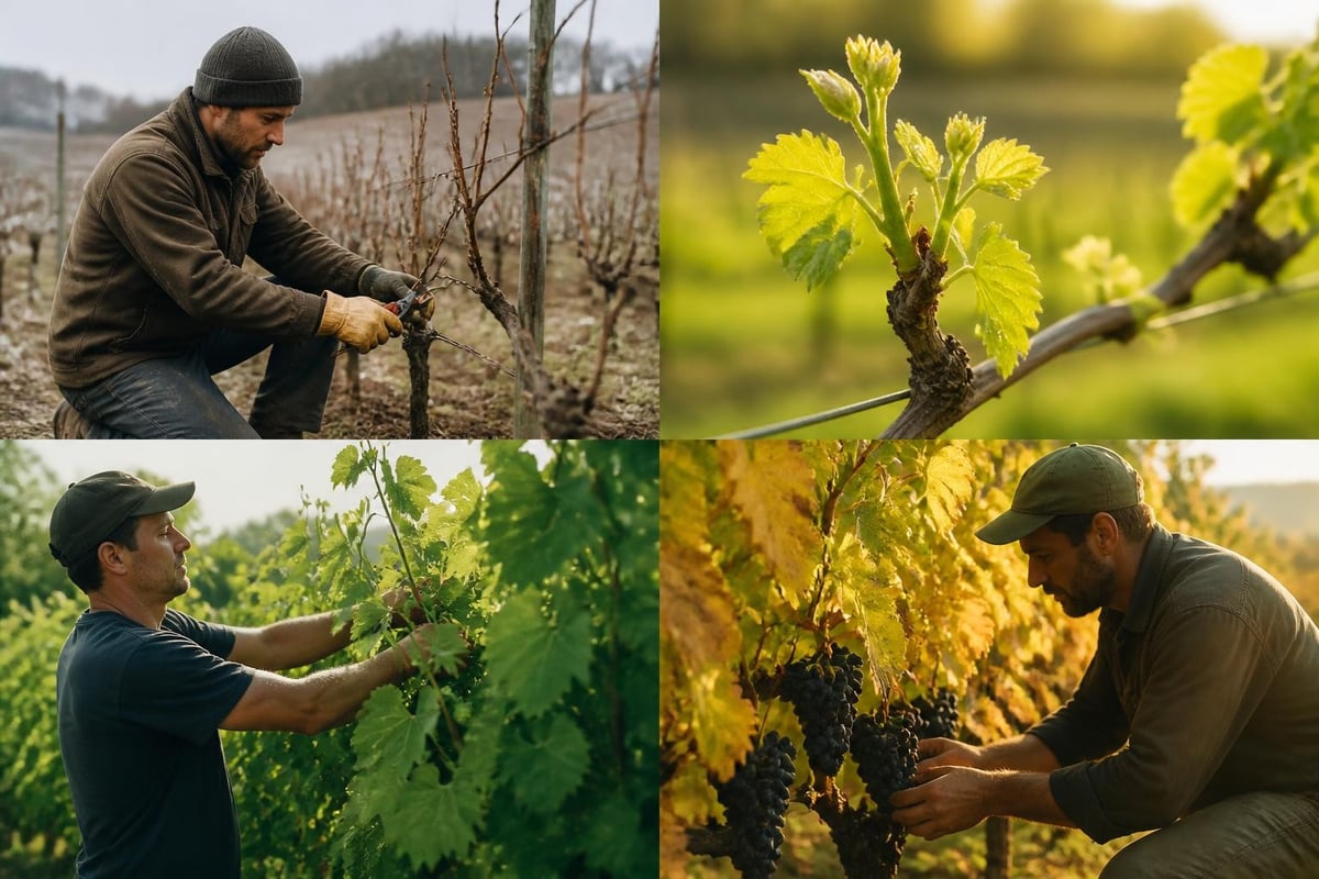 Seasonal vineyard tasks