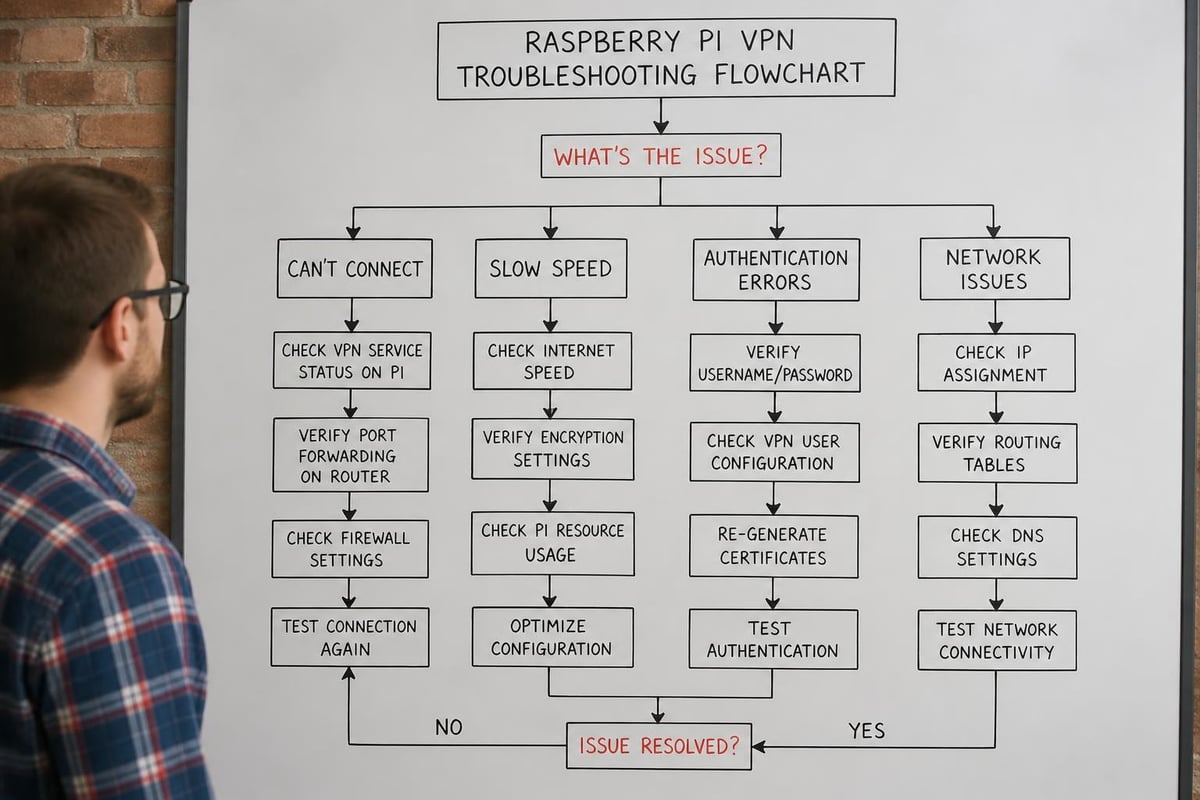 VPN troubleshooting workflow