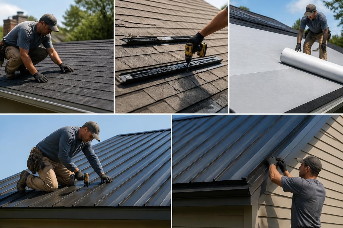 Metal roof installation steps