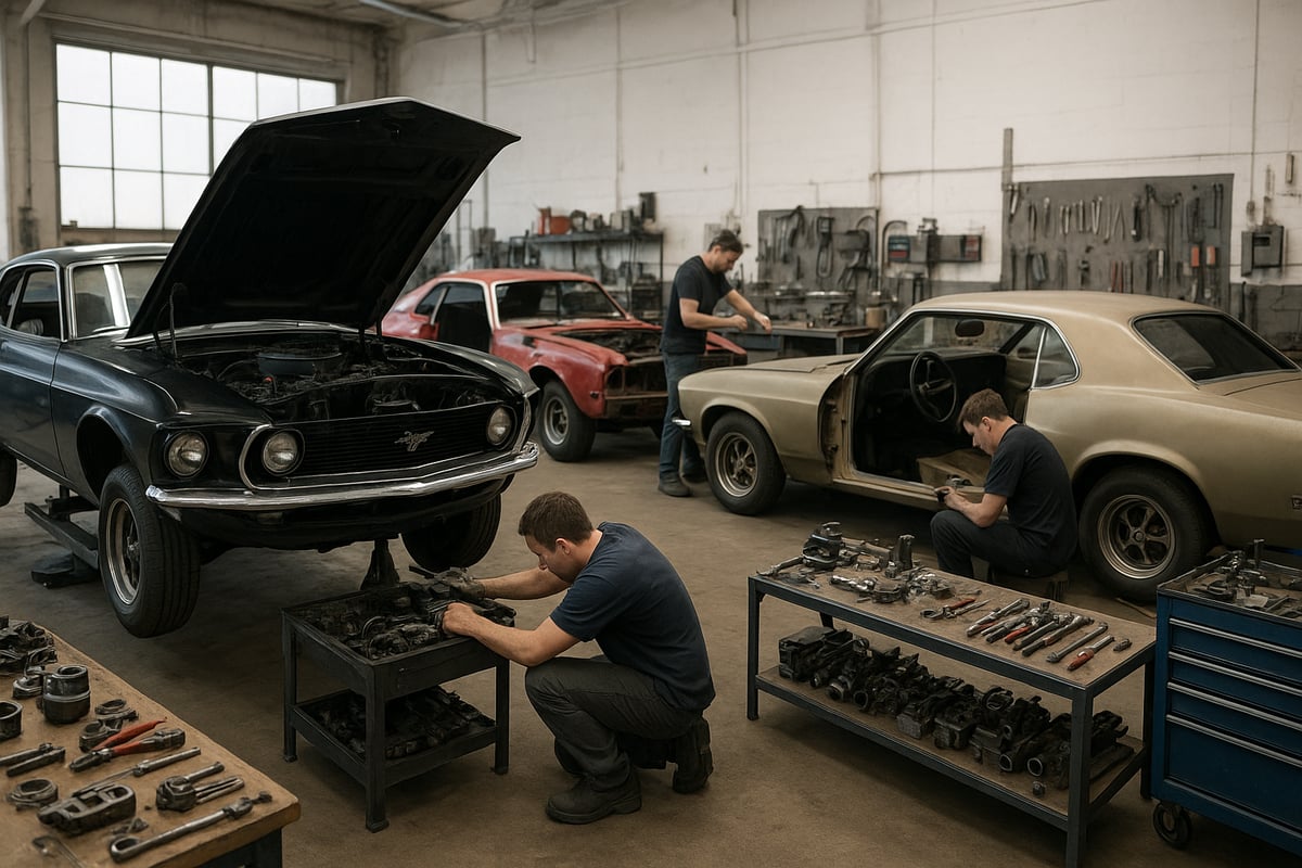 Les étapes clés d’une restauration de muscle car réussie