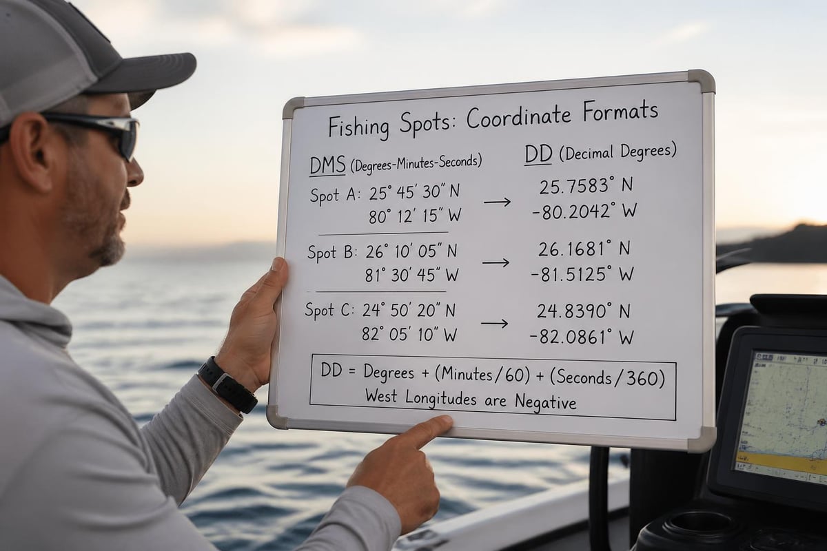 GPS coordinate formats