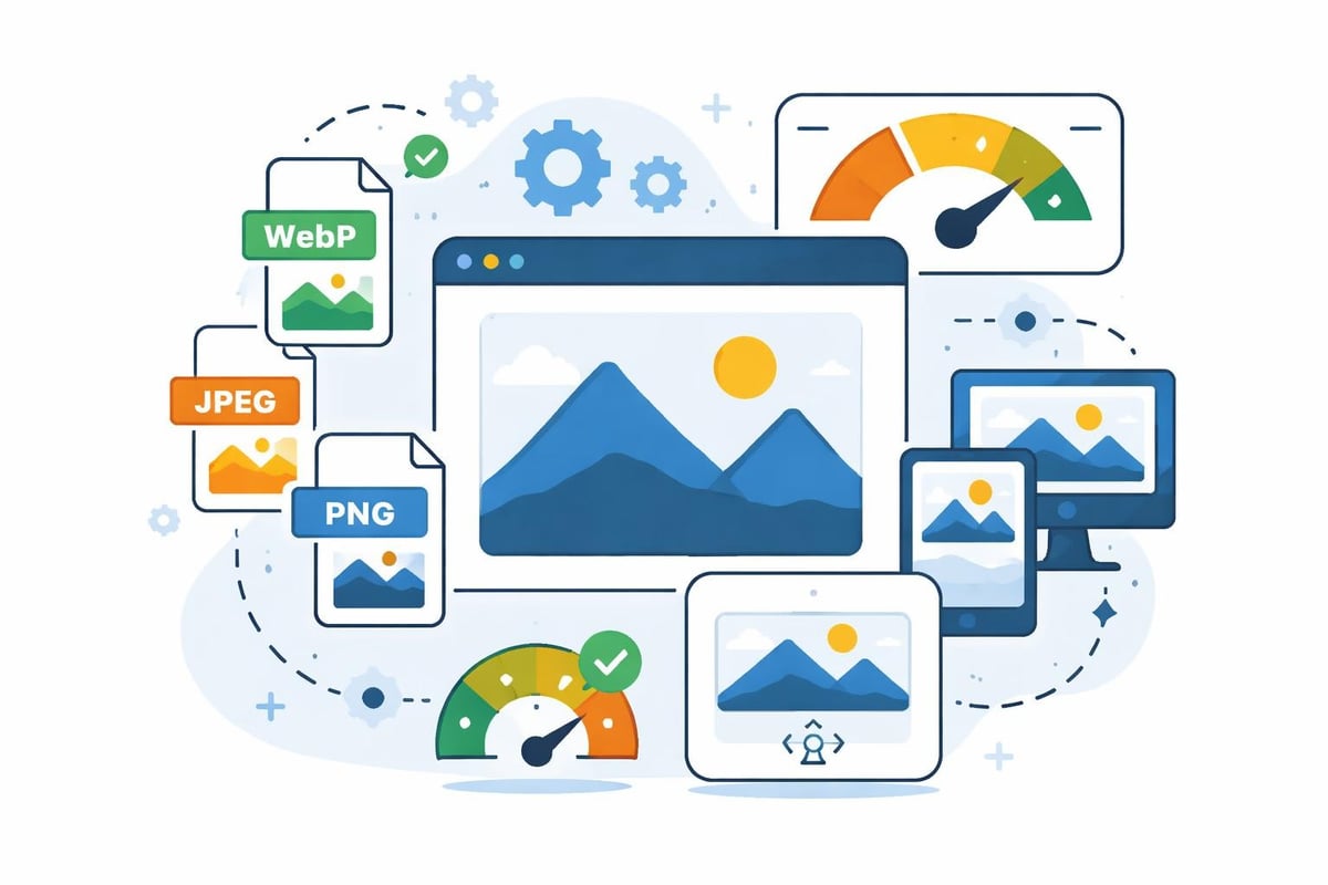 Image optimization workflow for web performance