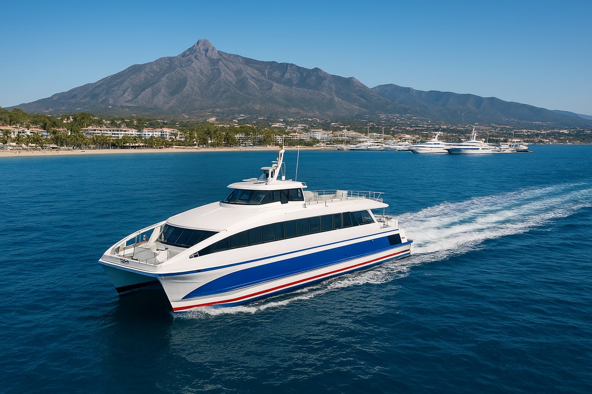 Overview: Marbella to Puerto Banús by Boat