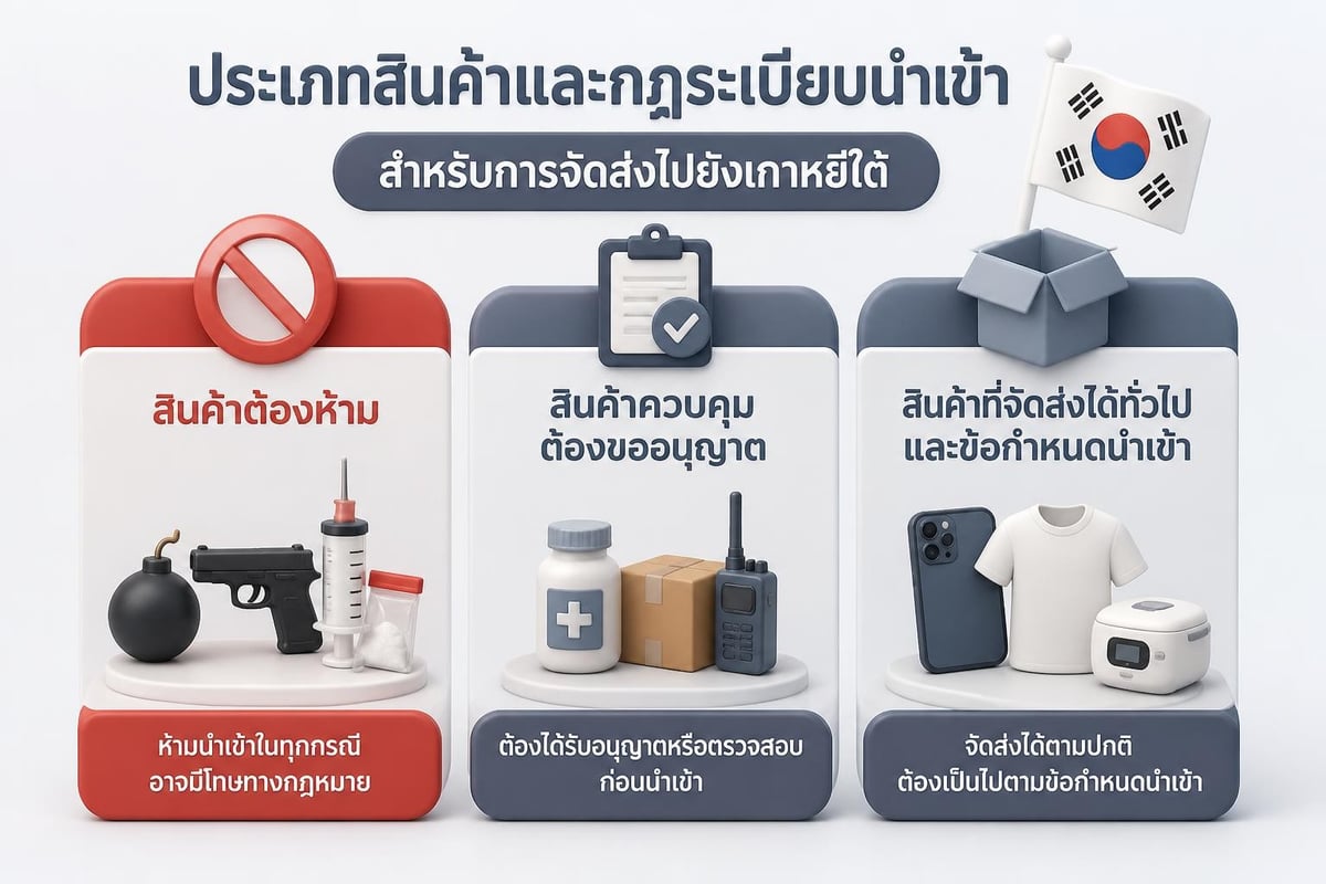 Prohibited and restricted items