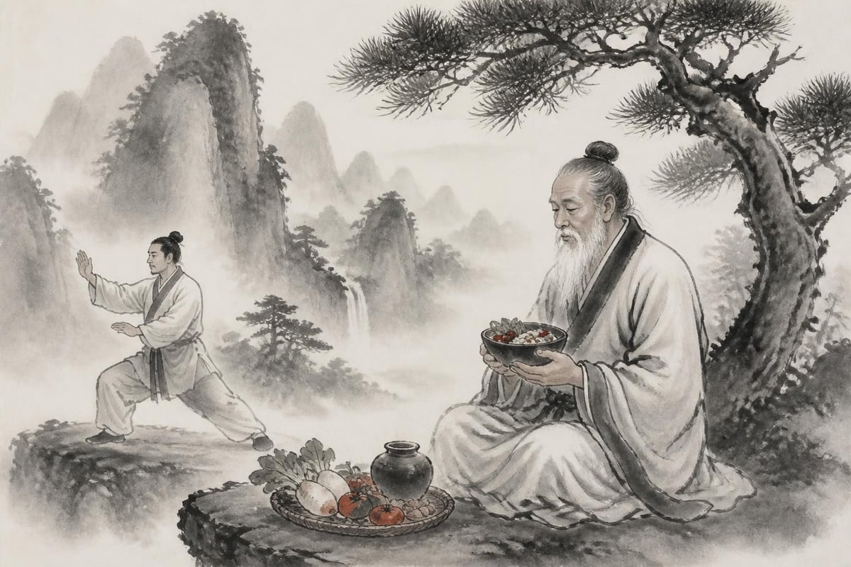 Food and Qi cultivation relationship