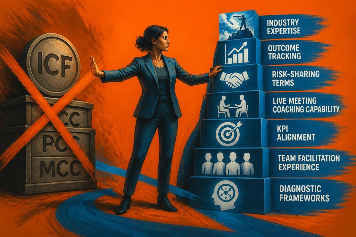 Corporate coaching procurement criteria